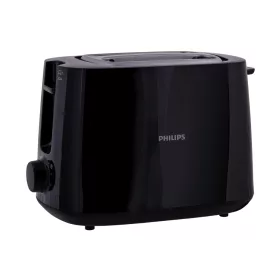   PHILIPS Daily Collection HD2581/90 fekete 2 szeletes kenyérpirító (HD2581/90)