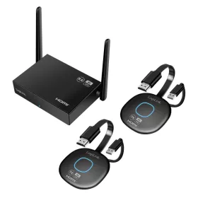   Logilink HDMI BYOD videokonferencia készlet, vezeték nélküli, 50m, 30to1, Multicast, 4K@60Hz