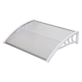   Műanyag előtető több méretben és színben-120x90 cm-fehér