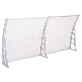   Műanyag előtető több méretben és színben-240x90 cm-fehér
