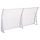 Műanyag előtető több méretben és színben-240x90 cm-fehér