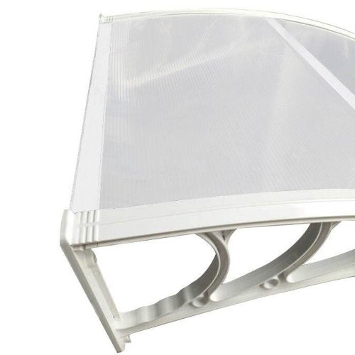 Műanyag előtető több méretben és színben-300x90 cm-fehér