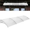 Műanyag előtető több méretben és színben-300x90 cm-fehér