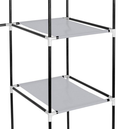 Mobil ruhásszekrény 130x45x170 cm-es méretben-kék