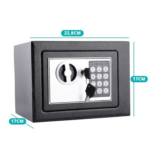 Digitális széf 2 típusban - kicsi, fekete