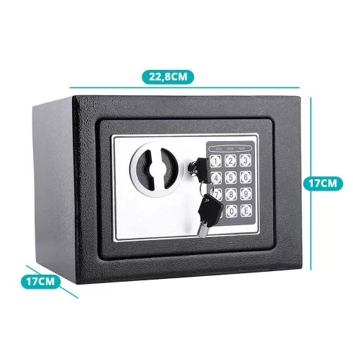 Digitális széf 2 típusban - kicsi, fekete