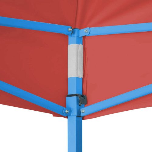 Összecsukható kerti pavilon több típusban-2,9x4,25 méteres-piros-pavilon