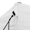 Összecsukható kerti pavilon több típusban-2,9x4,25 méteres-fehér-pavilon