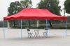 Összecsukható kerti pavilon több típusban-2,9x5,7 méteres-piros-pavilon