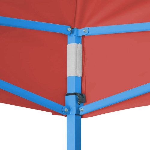 Összecsukható kerti pavilon több típusban-2,9x5,7 méteres-piros-pavilon