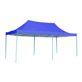  Összecsukható kerti pavilon több típusban-2,9x5,7 méteres-kék-pavilon+hordtáska