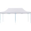 Összecsukható kerti pavilon több típusban-2,9x5,7 méteres-fehér-pavilon+hordtáska