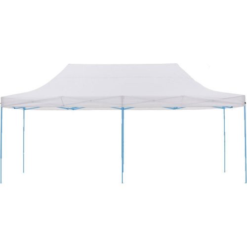 Összecsukható kerti pavilon több típusban-2,9x5,7 méteres-fehér-pavilon+hordtáska