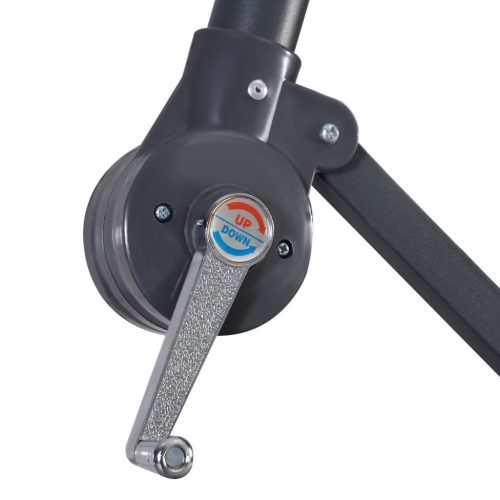 Függő napernyő 2,7 m, piros