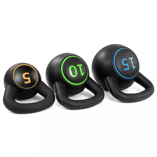 3 db-os kettlebell szett - 2.3/4.5/6.7 kg (5/10/15 lbs)