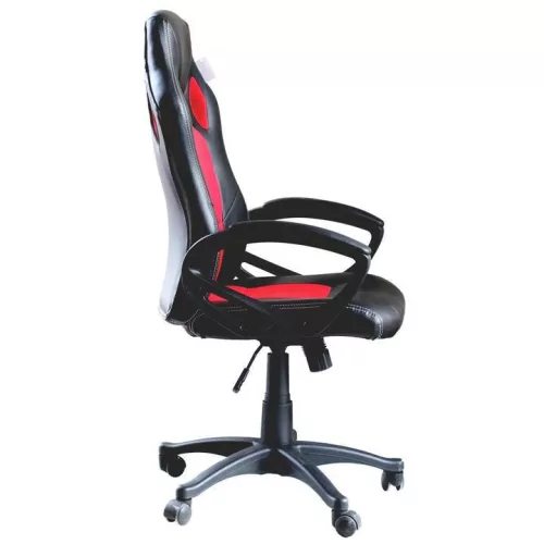 Gamer szék több színben - basic-színes háttámla, piros