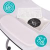 Hordozható manikűr asztal ajándék táskával, 2 típusban-ventilátoros