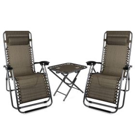 2 db zéró gravitáció kerti szék asztallal