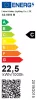 Vízálló dekor égősor, 15 db E27 LED lámpával, 14,6 m, melegfehér
