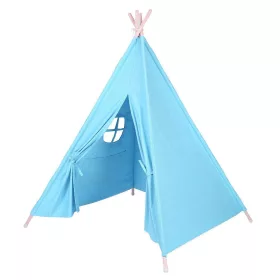 Indián sátor gyerekeknek, 3 színben-kék