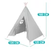 Indián sátor gyerekeknek, szürke