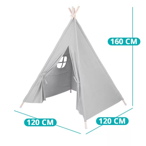 Indián sátor gyerekeknek, szürke