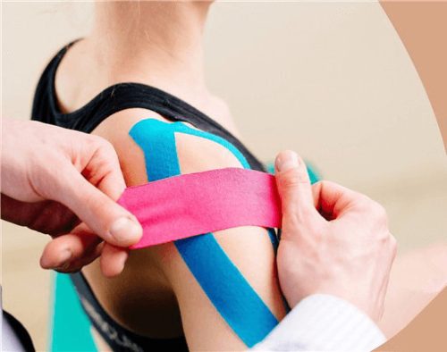 4 db kineziológiai szalag választható színben-rózsaszín