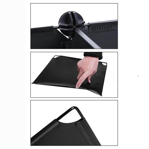 Műanyag elemes szekrény-fekete