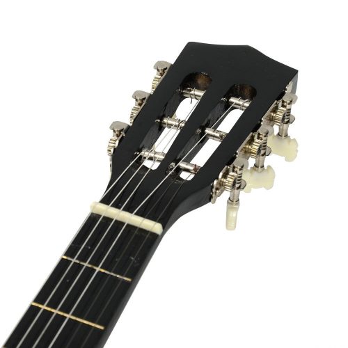 Akusztikus gitár szett kezdőknek, ajándék hangolóval, 2 színben-fekete