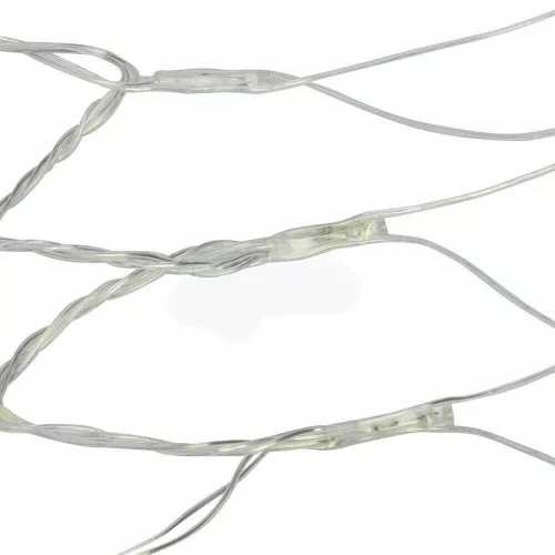 128 LED-es hálós fényfüzér, 2 színben-hidegfehér