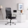 Ergonomikus irodai szék magasított háttámlával - fekete