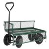 Fém kerti kézikocsi, 300 kg teherbírással