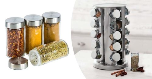 20db-os fűszertartó állvány, forgatható