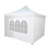 Pavilon ponyva több típusban-2,9x2,9 méteres tető és oldalfal ponyva