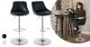 2 db háttámlás bárszék, 2 színben-fekete