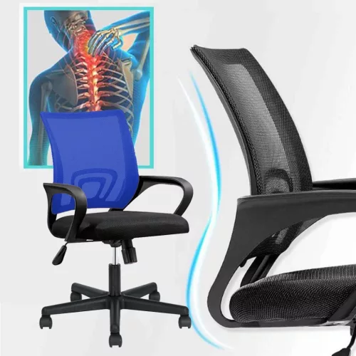 Karfás irodai forgószék több színben-fekete