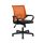 Karfás irodai forgószék több színben-narancssárga