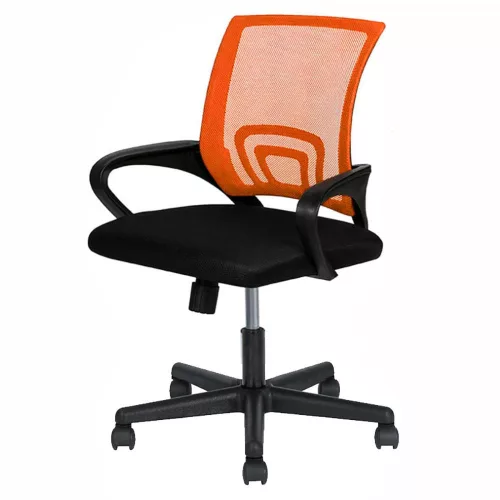 Karfás irodai forgószék több színben-narancssárga