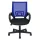 Karfás irodai forgószék több színben-kék