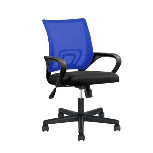 Karfás irodai forgószék több színben-kék