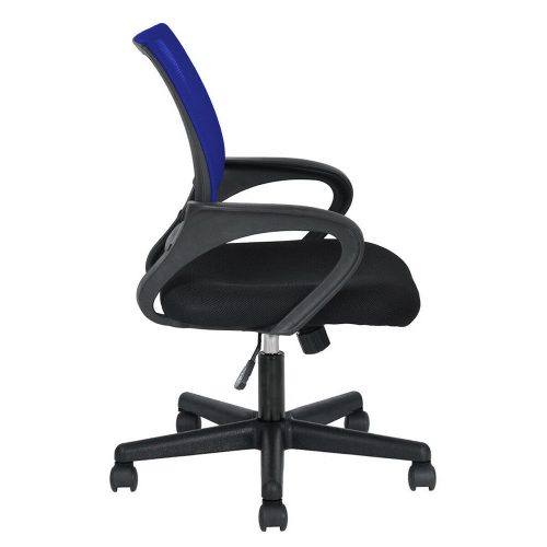 Karfás irodai forgószék több színben-kék