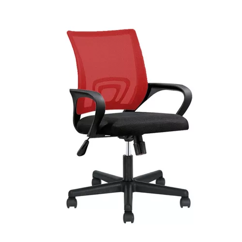 Karfás irodai forgószék több színben-piros