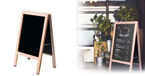 Kétoldalas megállító tábla 40*60cm