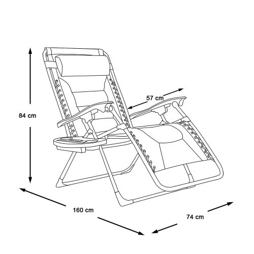 Delux Zéró gravitációs szék, több színben-piros