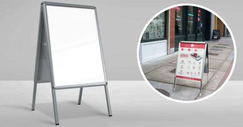 Alumínium megállító tábla