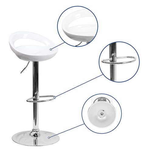 Kitti bárszék 2db, több színben-fehér