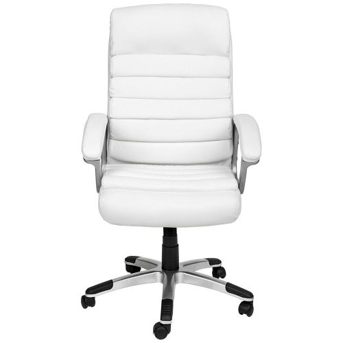 Prémium főnöki forgószék, 2 színben-fehér