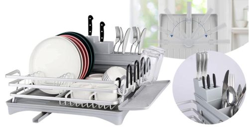 Edényszárító csepegtető tálcával