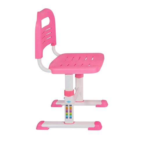Állítható magasságú, többfunkciós, gyerek íróasztal-rózsaszín