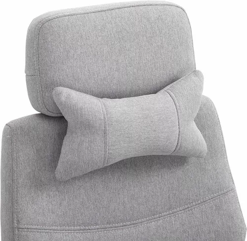 Fejtámlás irodai forgószék - több színben-világos szürke